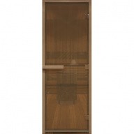 Дверь для хамама стеклянная Doorwood DW00802 бронза матовая 800х2000 мм