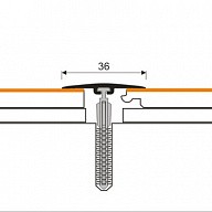 Порожек ПВХ Myck D-P0100-0P Венге 2000х36 мм