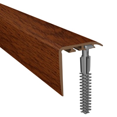 Порожек угловой Г-образный ПВХ Myck D-K0300-9Е Орех 2000х25х25 мм