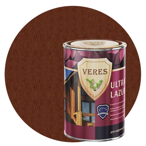 Пропитка для древесины Veres Ultra Lazura № 17 Золотой бор 0,9 л