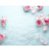 Панель потолочная ПВХ Novita 3D Ледяная роза 1800х1500 мм 6 штук
