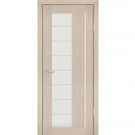 Дверь межкомнатная Profilo Porte PS-41 экошпон Каппучино мелинга стекло белый сатинат 2000х700 мм