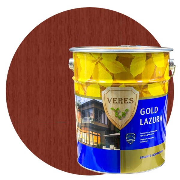 Пропитка для древесины Veres Gold Lazura № 17 Золотой бор 0,9 л