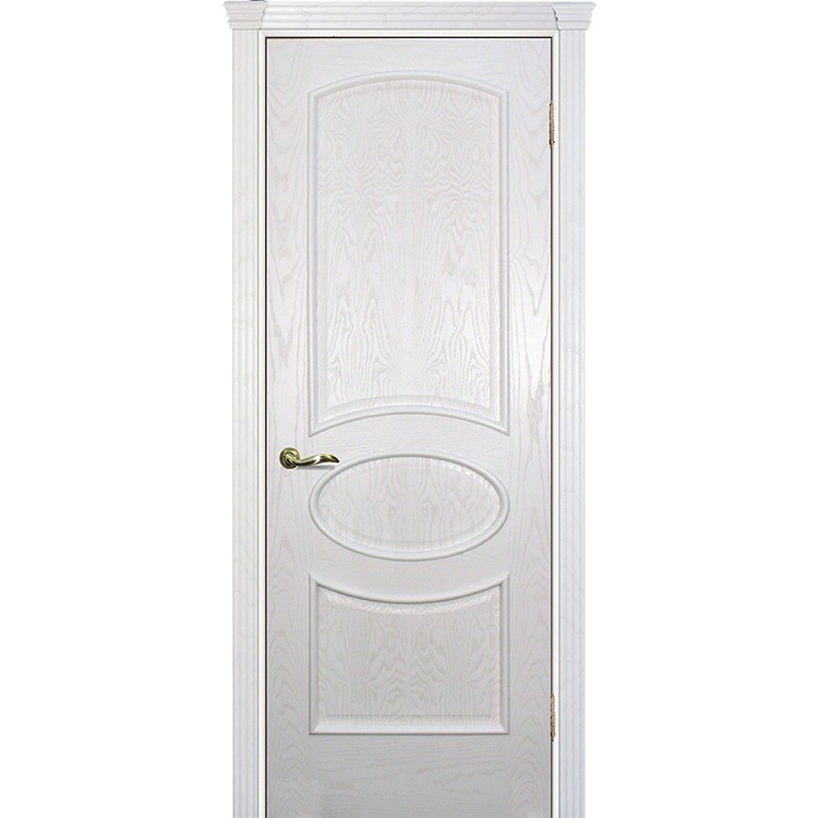 Дверь межкомнатная Текона Фрейм 04 Ясень айсберг глухое 2000х800 мм