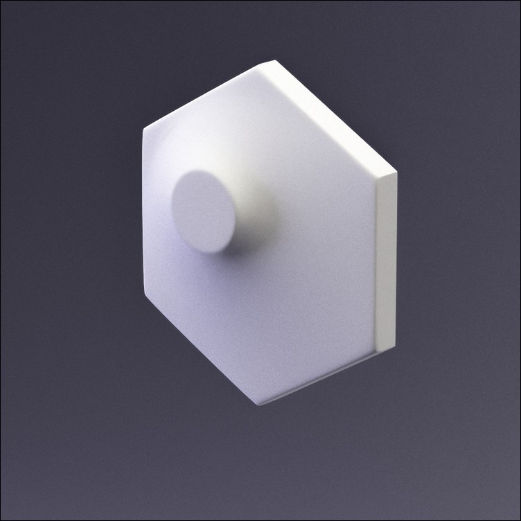 Гипсовая 3D панель Artpole Elementary Heksa-dots