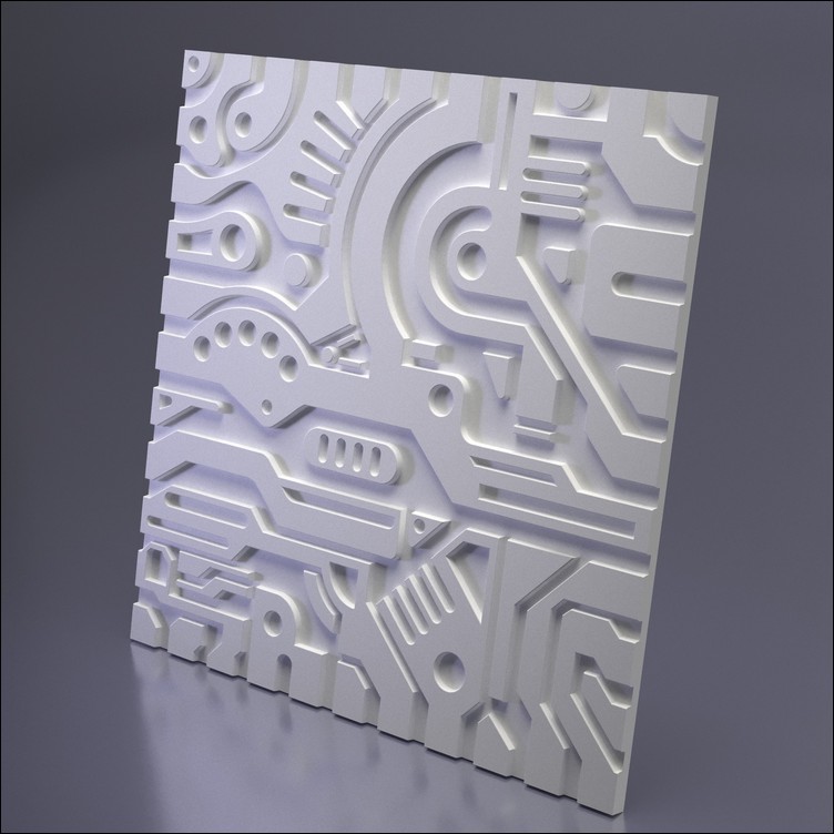 Гипсовая 3D панель Artpole EX-Machina B