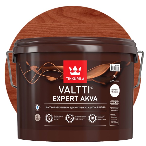 Антисептик Tikkurila Valtti Expert Akva палисандр 2,7 л