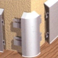 Угол наружный для алюминиевого плинтуса Progress Plast PKIAGE 70