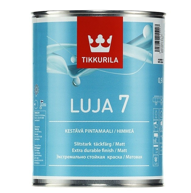 Краска интерьерная Tikkurila Luja 7 основа А матовая 2,7 л
