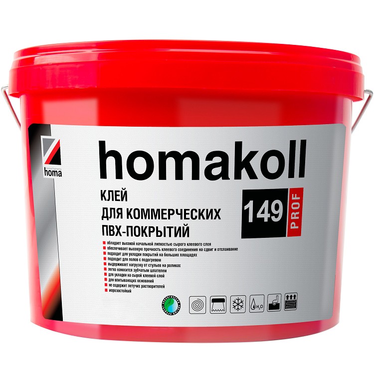Клей Homakoll 149 Prof для коммерческих ПВХ-покрытий 3,5 кг