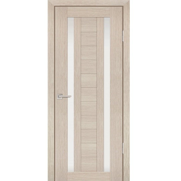 Дверь межкомнатная Profilo Porte PS-15 экошпон Каппучино мелинга стекло белый сатинат 2000х600 мм
