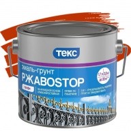 Эмаль-грунт Текс РжавоStop красно-коричневая 2 кг