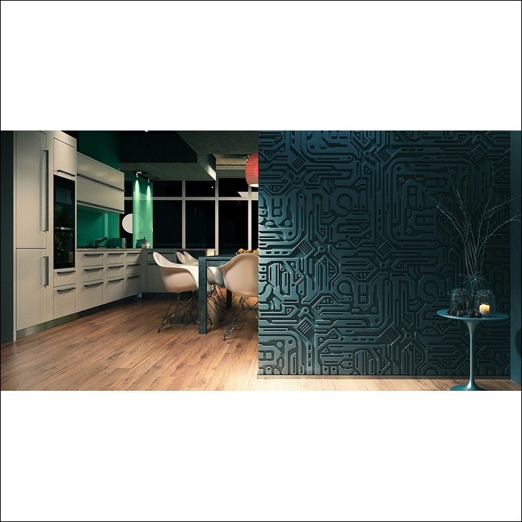 Гипсовая 3D панель Artpole EX-Machina B