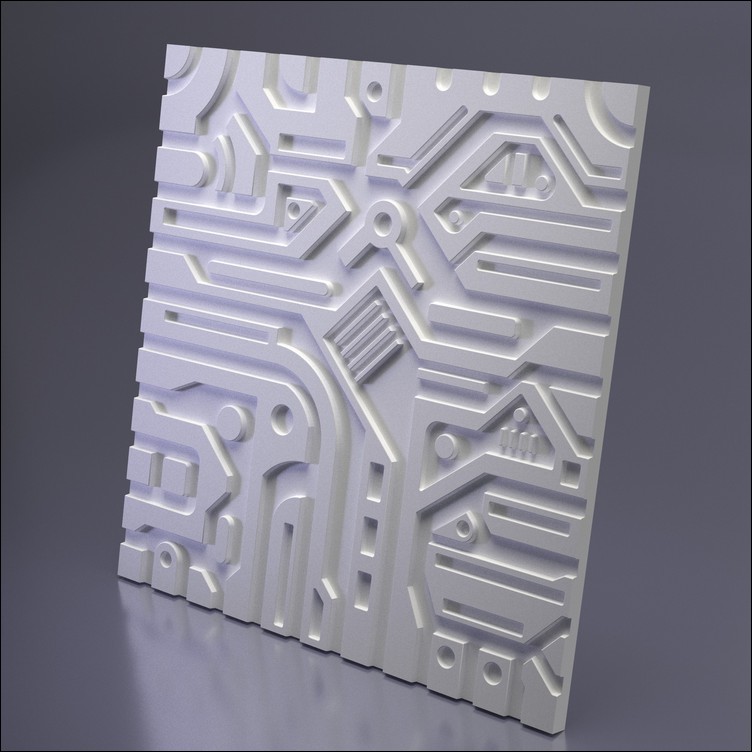 Гипсовая 3D панель Artpole EX-Machina A