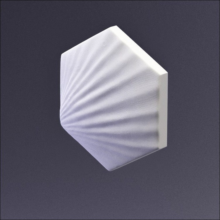 Гипсовая 3D панель Artpole Elementary Heksa-shell