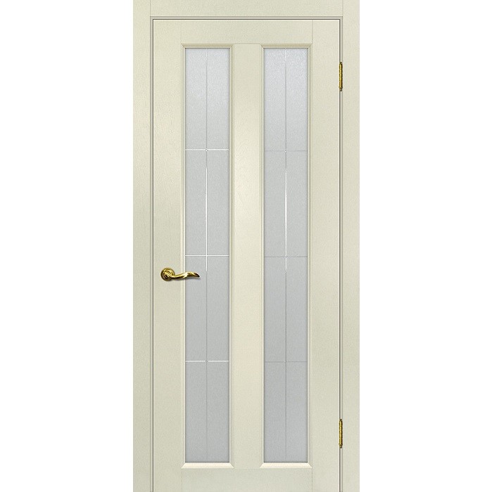 Дверь межкомнатная Мариам Тоскана-5 ПВХ Ваниль глухое 2000х700 мм