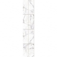 Стеновая панель ПВХ Кронапласт Unique Натуральный мрамор белый 2700х250 мм