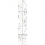 Стеновая панель ПВХ Кронапласт Unique Натуральный мрамор белый 2700х250 мм