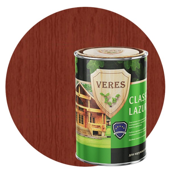 Пропитка для древесины Veres Classic Lazura № 4 Орех 2,7 л