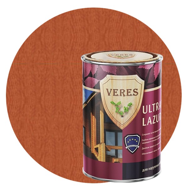 Пропитка для древесины Veres Ultra Lazura № 1 бесцветная 2,7 л