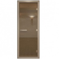 Дверь для хамама стеклянная Doorwood DW00796 бронза 700х1900 мм