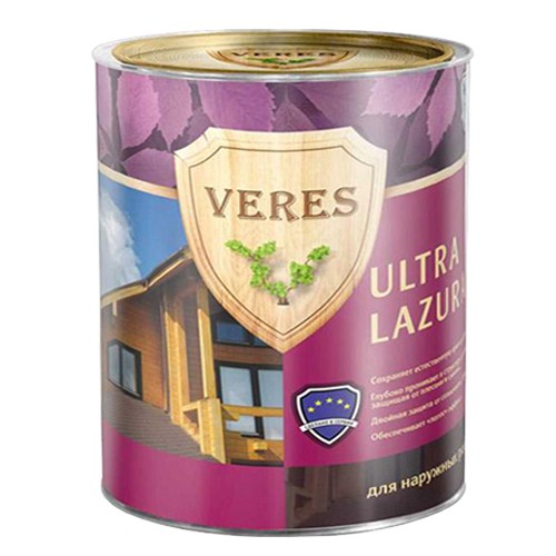 Пропитка для древесины Veres Ultra Lazura № 3 Тик 0,9 л