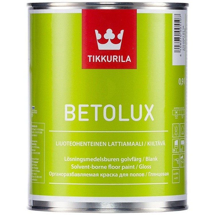 Краска для пола Tikkurila Betolux C 9 л