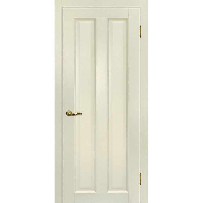 Дверь межкомнатная Мариам Тоскана-5 ПВХ Ваниль глухое 2000х900 мм