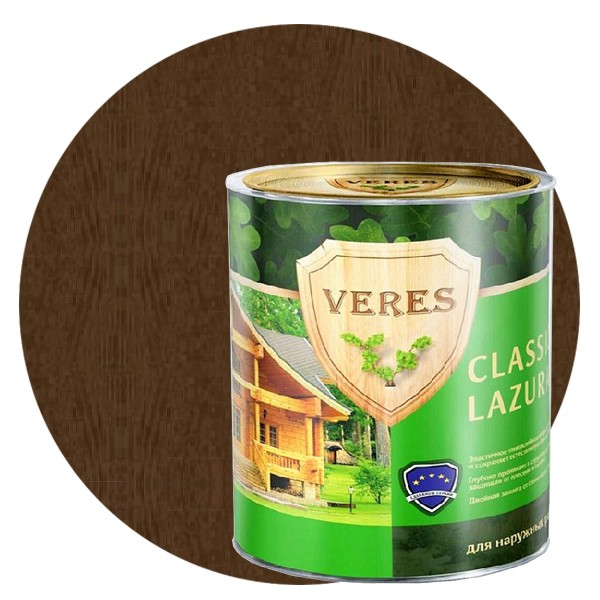 Пропитка для древесины Veres Classic Lazura № 1 бесцветная 2,7 л
