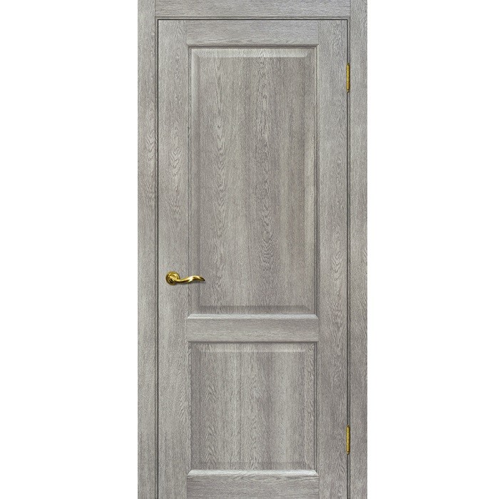 Дверь межкомнатная Мариам Тоскана-1 ПВХ Чиаро гриджио глухое 1900х600 мм
