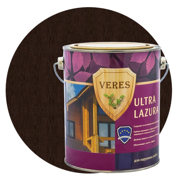 Пропитка для древесины Veres Ultra Lazura № 1 бесцветная 0,9 л