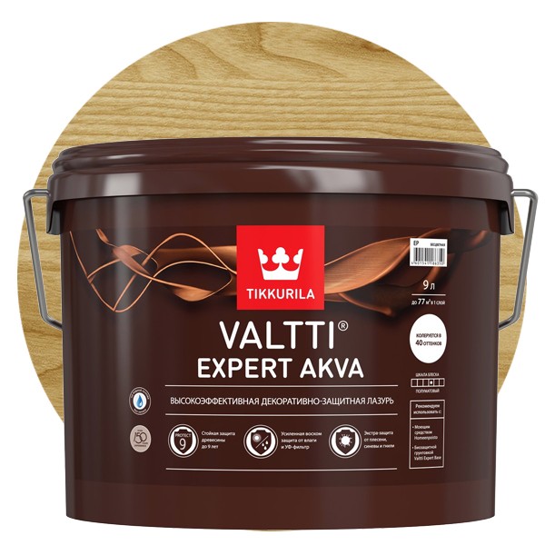 Антисептик Tikkurila Valtti Expert Akva тик 9 л