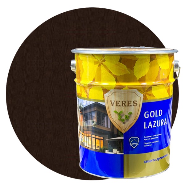 Пропитка для древесины Veres Gold Lazura № 19 Дуб 0,9 л