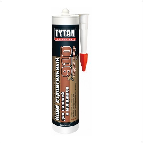 Строительный клей для панелей и молдингов Tytan Professional №910 (белый)