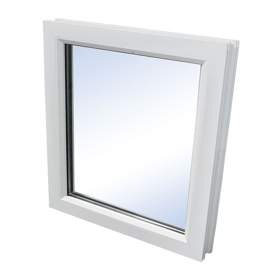Окно ПВХ однокамерное 600х600 мм глухое