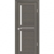 Дверь межкомнатная Profilo Porte PS-19 экошпон Грей мелинга стекло белый сатинат 2000х600 мм