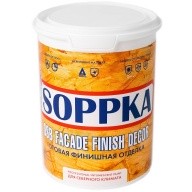 Краска Soppka OSB Facade Finish Decor фасадная огнебиозащитная 1 кг