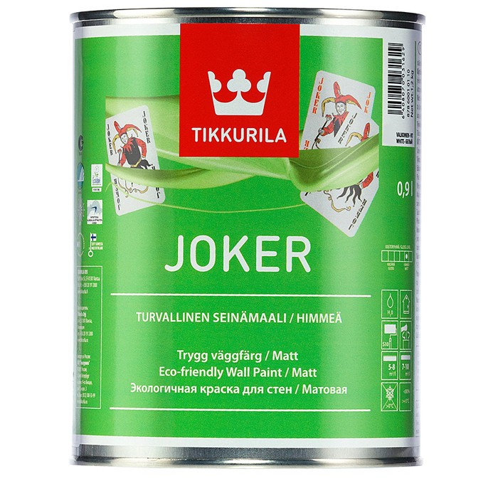 Краска интерьерная Tikkurila Joker база C матовая 0,225 л
