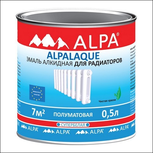 Эмаль для отопительных приборов ALPA ALPALAQUE (Белый)