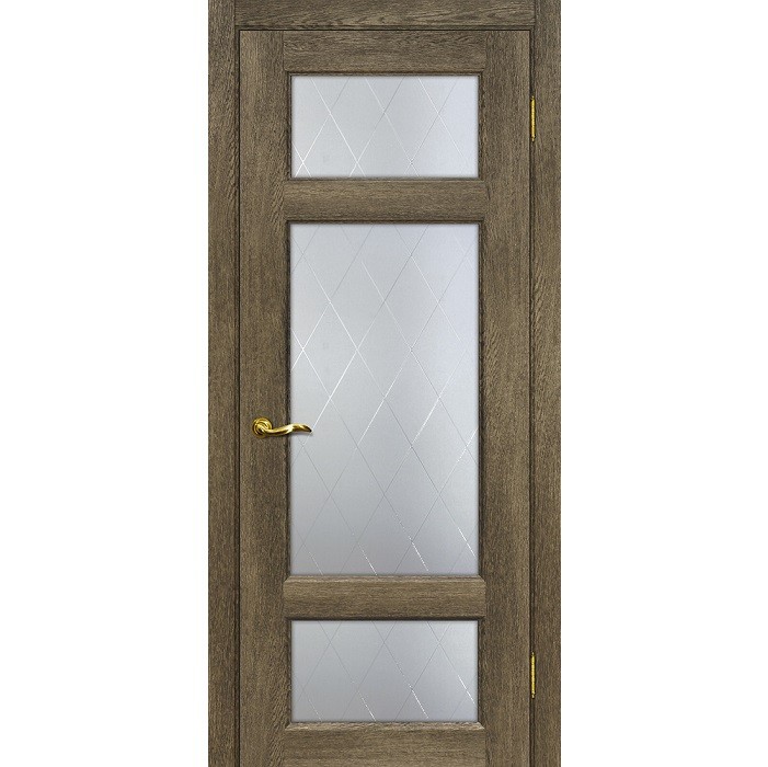 Дверь межкомнатная Мариам Тоскана-3 ПВХ Бруно глухое 1900х600 мм