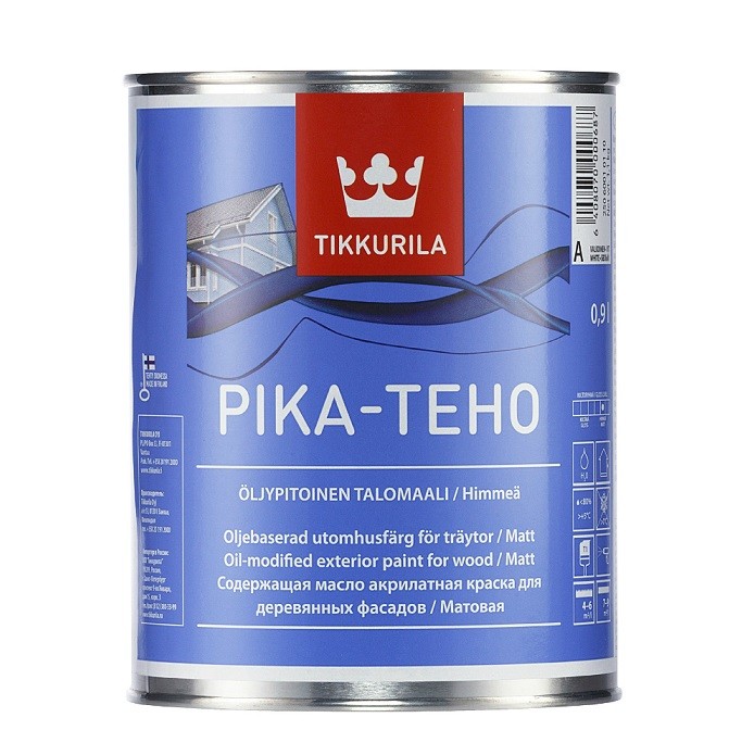 Краска для домов Tikkurila Pika-Teho база A 2,7 л