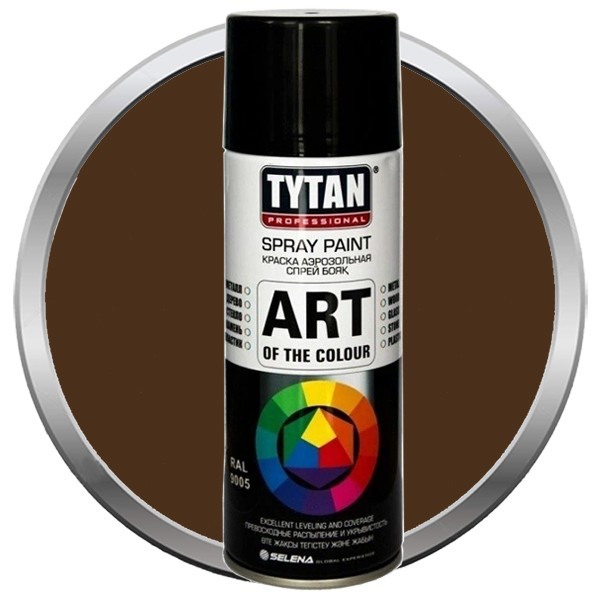 Краска акриловая Tytan Professional Art of the colour аэрозольная белая глянец 9003 400 мл