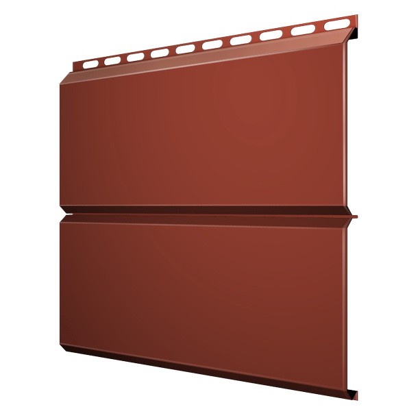 Сайдинг Grand Line Экобрус Velur20 Ral 8004 резка