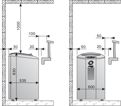 Печь электрическая Harvia Forte AF6 Steel