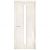 Дверь межкомнатная Profilo Porte PS-2 экошпон Эшвайт Мелинга стекло белый сатин 2000х900 мм