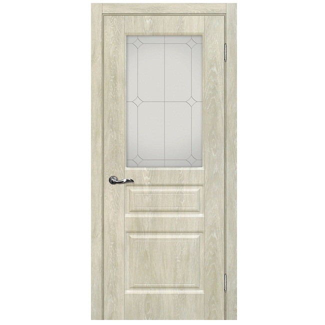 Дверь межкомнатная Мариам Версаль-2 ПВХ Дуб шале седой глухое 2000х900 мм