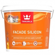 Краска фасадная Tikkurila Facade Silicon база С глубокоматовая 2,7 л