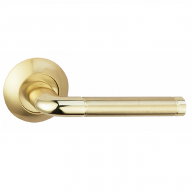 Ручка дверная Bussare Lindo A-34-10 золото/золото матовое