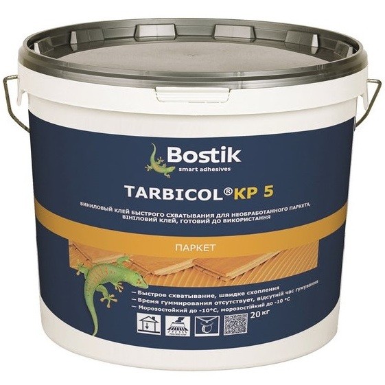 Клей водно-дисперсионный Bostik Tarbicol KP5 для паркета быстросхватывающийся 6 кг
