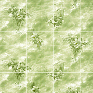 Стеновая панель ХДФ Акватон Букет цветов Папирус 2440х1220 мм